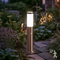 BRILAGI - Außenleuchte mit Bewegungsmelder ELIA 1xE27/20W/230V IP44 50 cm mattchrom