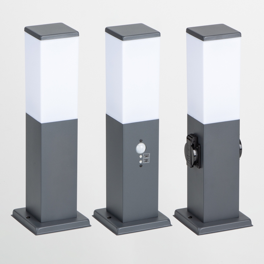 Brilagi - Außenleuchte mit Bewegungsmelder NOVA 1xE27/15W/230V 40 cm IP44 anthrazit