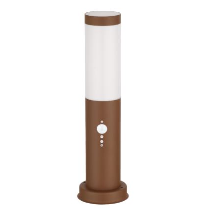 Brilagi - Außenleuchte mit Sensor NOVA 1xE27/15W/230V 40 cm IP44 braun