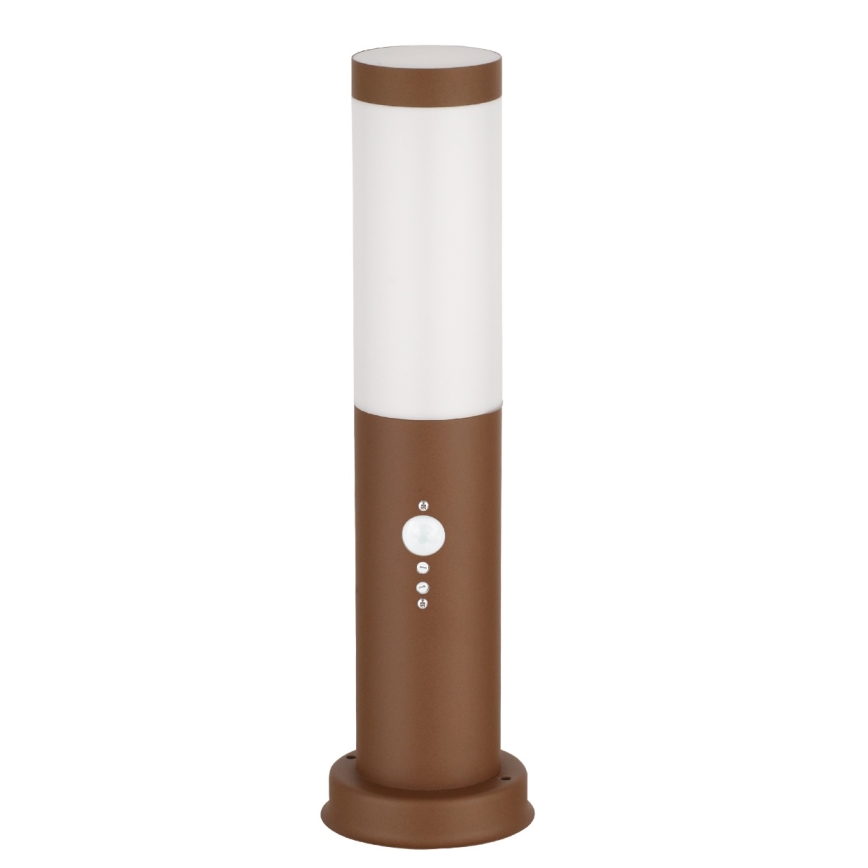 Brilagi - Außenleuchte mit Sensor NOVA 1xE27/15W/230V 40 cm IP44 braun