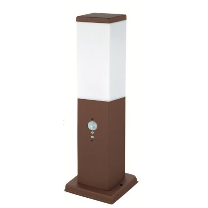 Brilagi - Außenleuchte mit Sensor NOVA 1xE27/15W/230V 40 cm IP44 braun