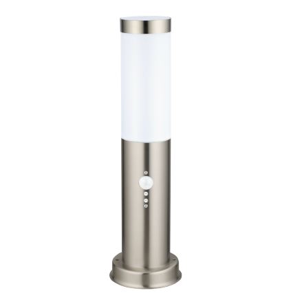 Brilagi - Außenleuchte mit Sensor NOVA 1xE27/15W/230V 40 cm IP44 mattchrom
