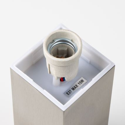 Brilagi - Außenleuchte mit Sensor NOVA 1xE27/15W/230V 40 cm IP44 mattchrom