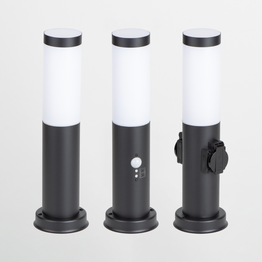 Brilagi - Außenleuchte mit Sensor NOVA 1xE27/15W/230V 40 cm IP44 schwarz