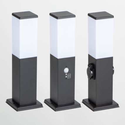 Brilagi - Außenleuchte mit Sensor NOVA 1xE27/15W/230V 40 cm IP44 schwarz