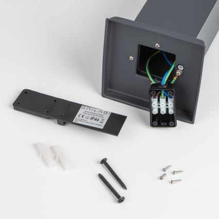 Brilagi - Außenleuchte NOVA 1xE27/15W/230V 40 cm IP44 Anthrazit
