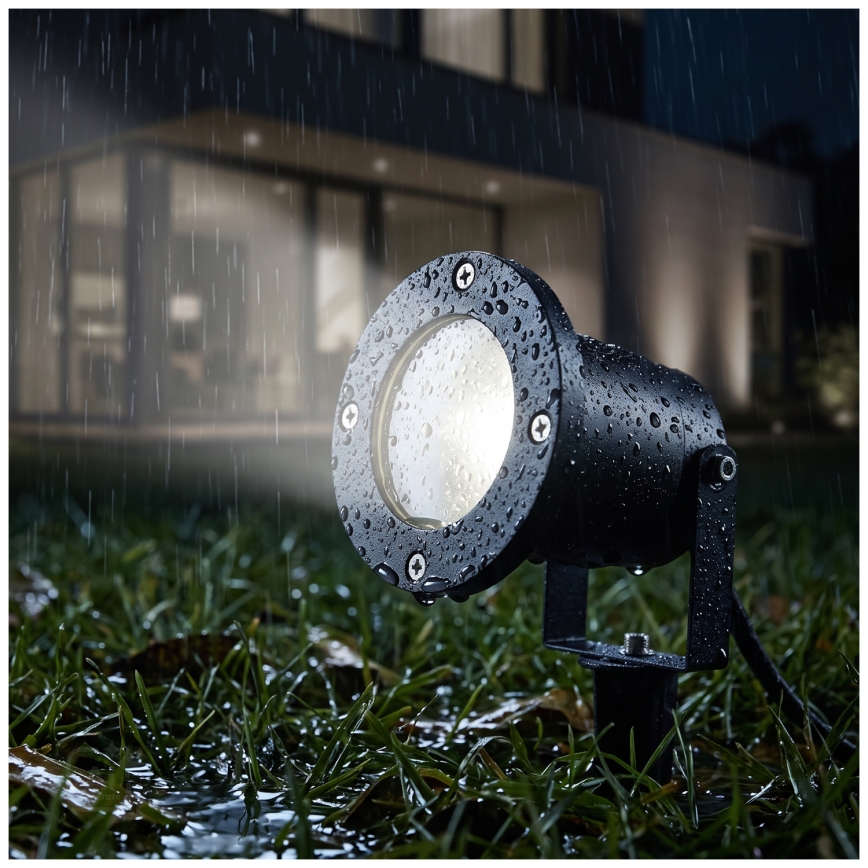 BRILAGI - Außenleuchte TERRA 1xGU10/50W/230V IP65 schwarz