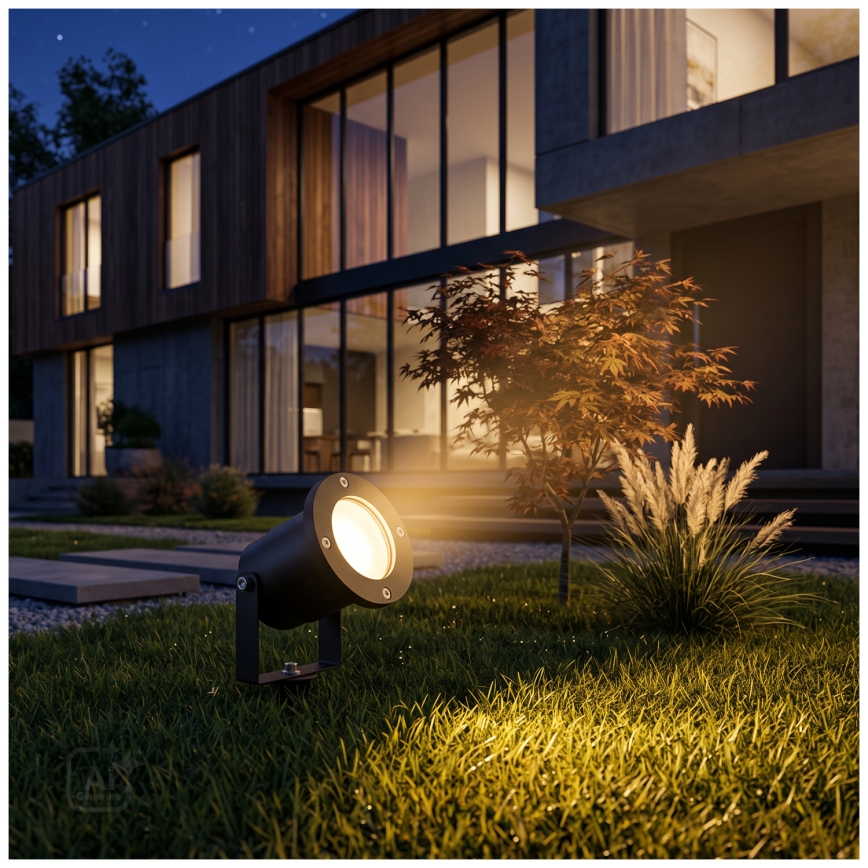 BRILAGI - Außenleuchte TERRA 1xGU10/50W/230V IP65 schwarz