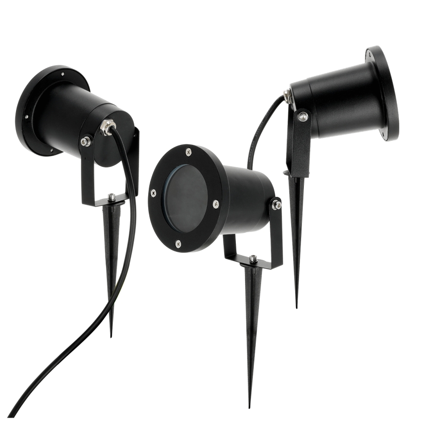 BRILAGI - Außenleuchte TERRA 1xGU10/50W/230V IP65 schwarz