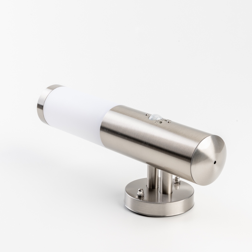 BRILAGI - Außenwandleuchte mit Sensor ELIA 1xE27/20W/230V IP44 mattchrom