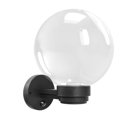 Brilagi - Außenwandleuchte mit Bewegungsmelder HARBOR 1xE27/40W/230V IP33 anthrazit/klar