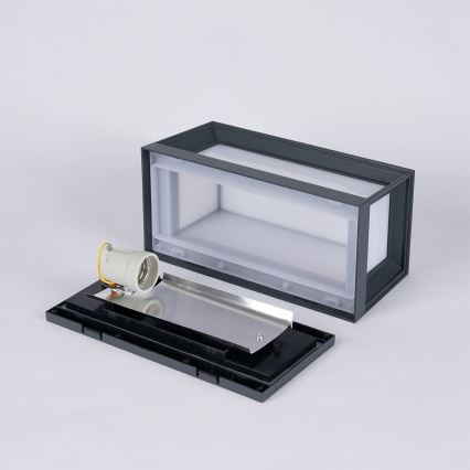 Brilagi - Außenwandleuchte PARKER 1xE27/60W/230V Anthrazit IP44