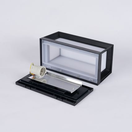 Brilagi - Außenwandleuchte PARKER 1xE27/60W/230V schwarz IP44