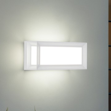 Brilagi - Außenwandleuchte PARKER 1xE27/60W/230V weiß IP44