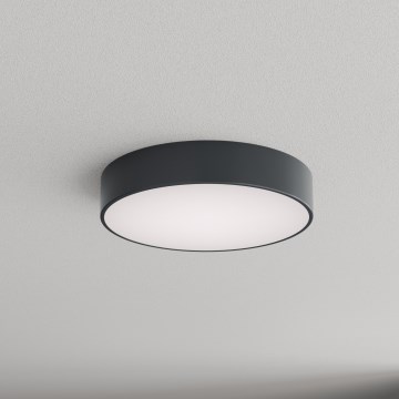 Brilagi - Bad-Deckenleuchte mit Bewegungs- und Dämmerungssensor CLARE 3xE27/24W/230V Ø 40 cm Anthrazit IP54