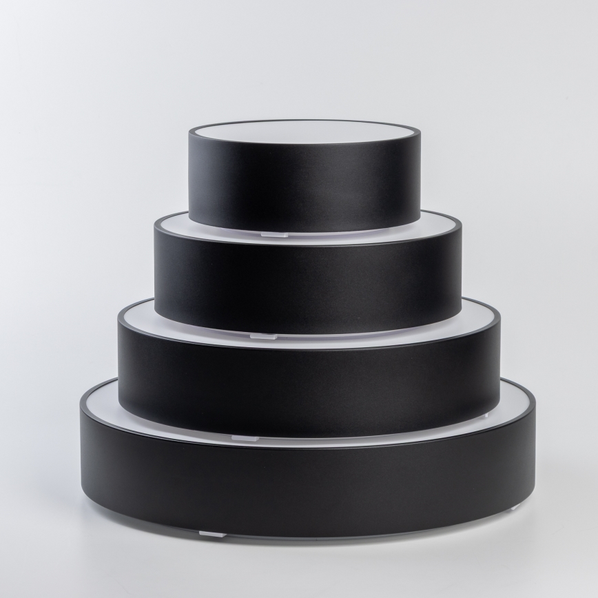 Brilagi - Bad-Deckenleuchte POOL 3xE27/15W/230V Ø 40 cm IP54 schwarz