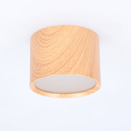 BRILAGI - Badezimmer-Spot SMOOTH 1xGX53/15W/230V 60x82 mm Eichen-Dekor IP54