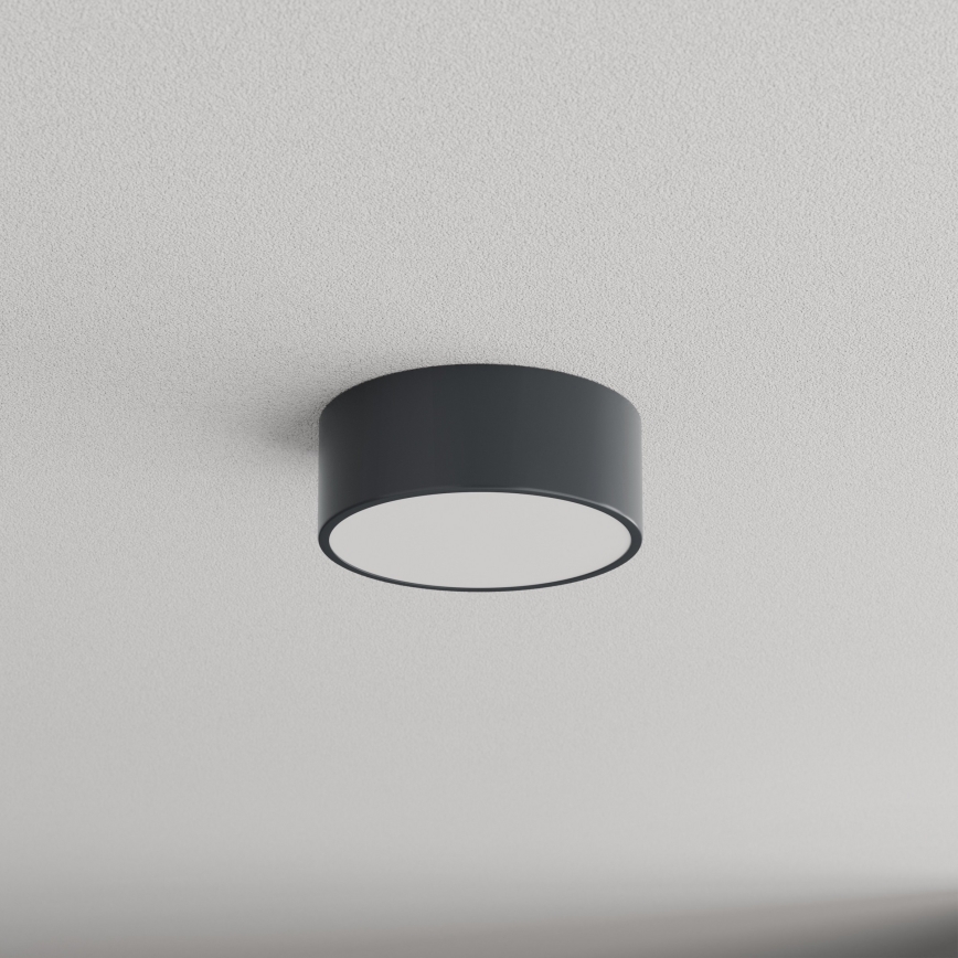 Brilagi - Badezimmer-Deckenleuchte CLARE 1xE27/24W/230V Ø 20 cm Anthrazit IP54
