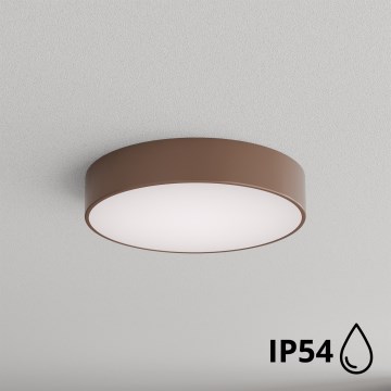 Brilagi - Badezimmer-Deckenleuchte CLARE 3xE27/24W/230V Ø 40 cm IP54 braun