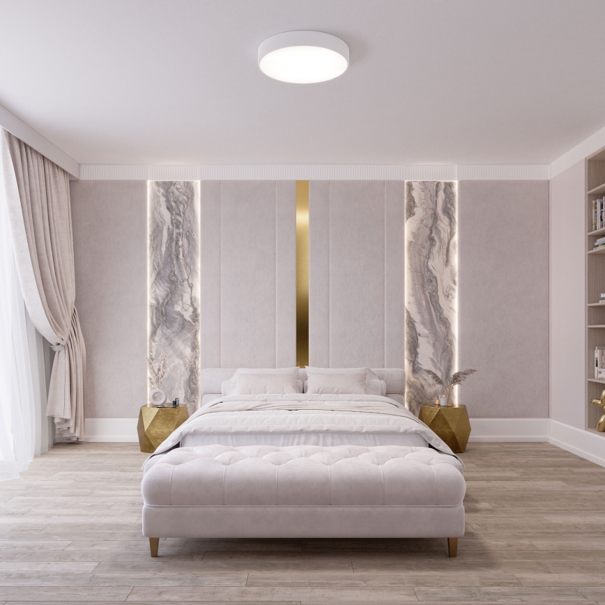 Brilagi - Badezimmer-Deckenleuchte CLARE 4xE27/24W/230V Ø 50 cm IP54 weiß