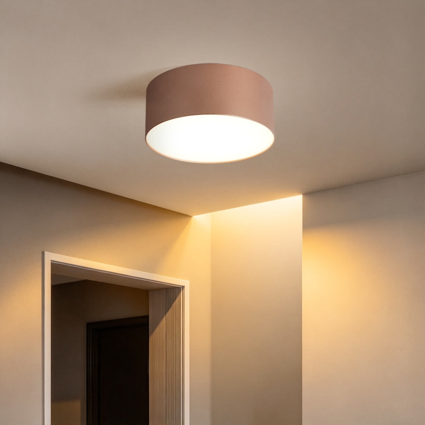 BRILAGI - Badezimmer-Deckenleuchte FORIS LED/20W/230V Ø 15 cm bronzefarben IP44 CRI 90
