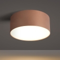 BRILAGI - Badezimmer-Deckenleuchte FORIS LED/20W/230V Ø 15 cm bronzefarben IP44 CRI 90