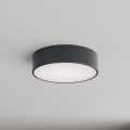 Brilagi - Badezimmer-Deckenleuchte mit Bewegungs- und Dämmerungssensor CLARE 2xE27/24W/230V Ø 30 cm Anthrazit IP54
