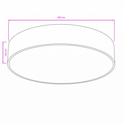 Brilagi - Badezimmer-Deckenleuchte POOL 5xE27/15W/230V Ø 60 cm IP54 beige