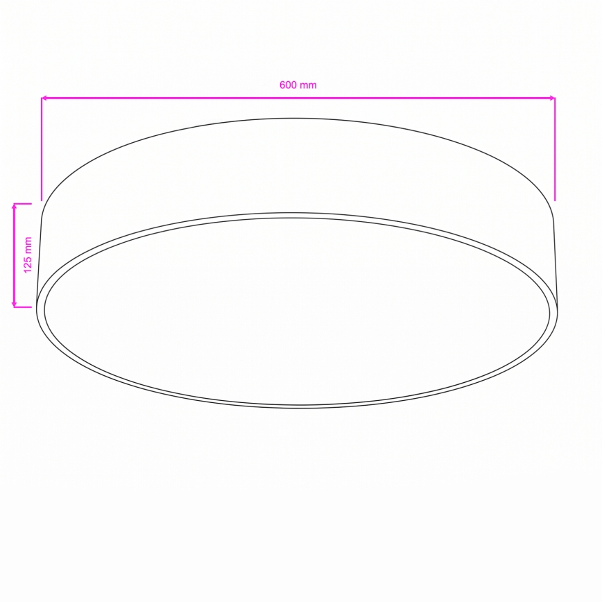 Brilagi - Badezimmer-Deckenleuchte POOL 5xE27/15W/230V Ø 60 cm IP54 beige