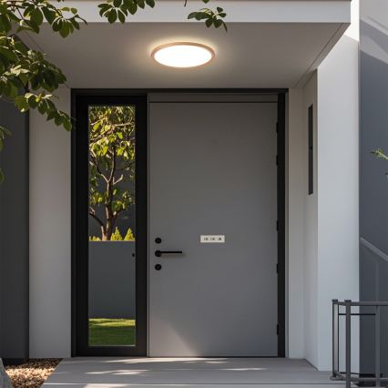 Brilagi - LED-Badezimmer-Deckenleuchte ULTRA SLIM LED/18W/230V Ø 30 cm Roségold IP54