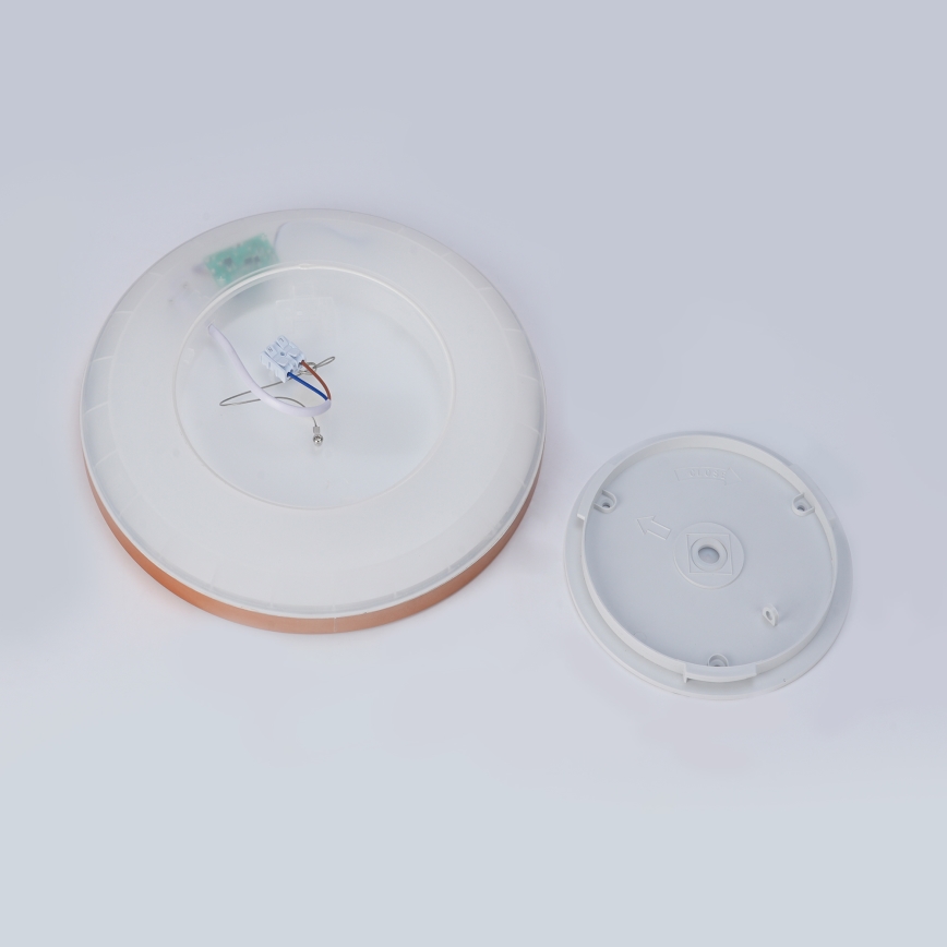 Brilagi - LED-Badezimmer-Deckenleuchte ULTRA SLIM LED/18W/230V Ø 30 cm Roségold IP54