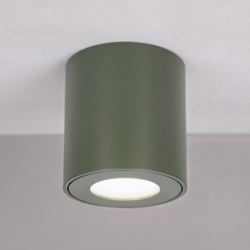BRILAGI - Badezimmer-Einbaustrahler MIA 1xGU10/30W/230V 60x82 mm 84x80 mm dunkelgrün IP54