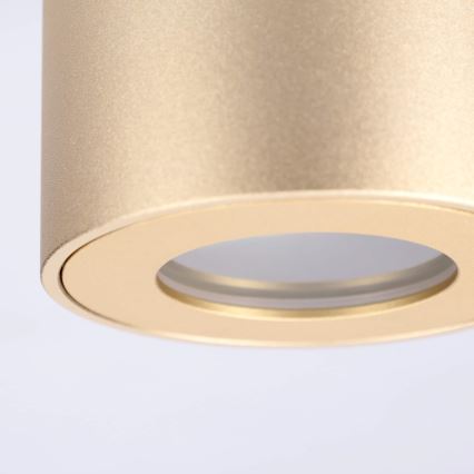 BRILAGI - Badezimmer-Einbaustrahler MIA 1xGU10/30W/230V 84x80 mm goldfarben IP54