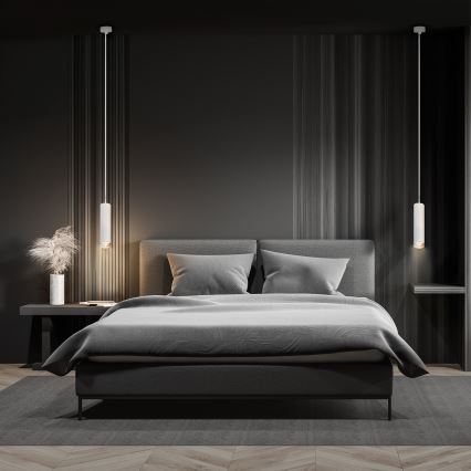 Brilagi - Badezimmer-Hängeleuchte SELE AQUA 1xGU10/30W/230V IP44 weiß