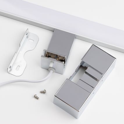 Brilagi - LED-Spiegelleuchte für Badezimmer 3-in-1 VESTRA LED/6W/230V 30 cm IP44 glänzender Chrom