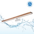 Brilagi - Badezimmer-Spiegelbeleuchtung WOODY MIRROR 3-in-1 LED/15W/230V 80 cm IP44 Weiß/Eiche/Kirsche