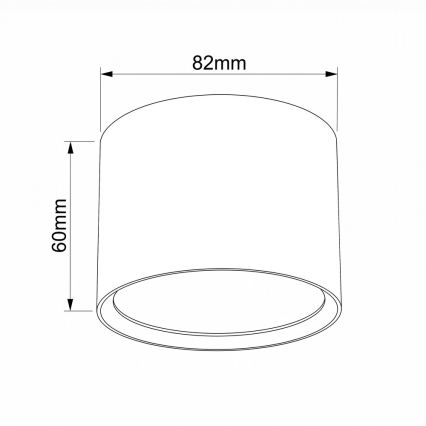 BRILAGI - Badezimmer-Spot SMOOTH 1xGX53/15W/230V 60x82 mm beige IP54