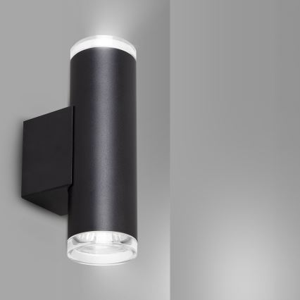 Brilagi - Badezimmer-Wandspot SELE AQUA 2xGU10/30W/230V IP44 schwarz