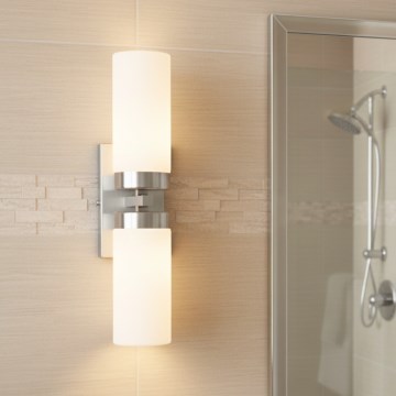 Brilagi - Badezimmer-Wandleuchte RAY 2xE14/40W/230V IP44