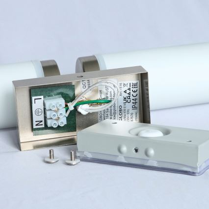 Brilagi - Badezimmer-Wandleuchte RAY 2xE14/40W/230V IP44