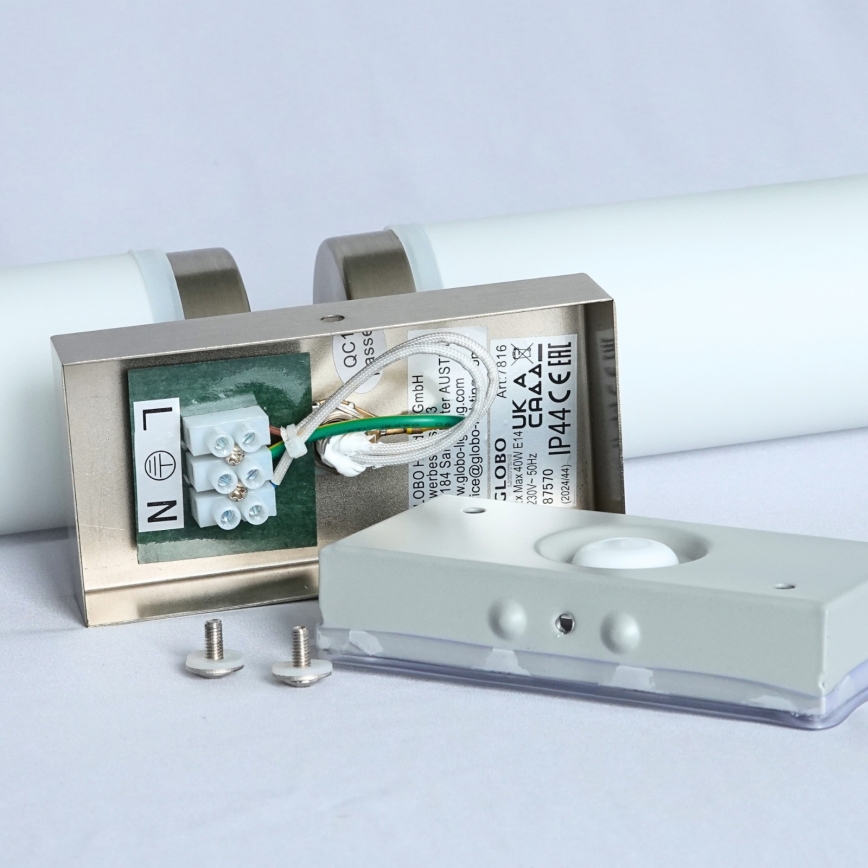 Brilagi - Badezimmer-Wandleuchte RAY 2xE14/40W/230V IP44