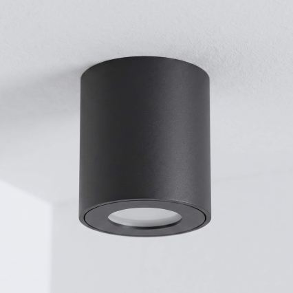 BRILAGI - Badezimmerstrahler MIA 1xGU10/30W/230V 84x80 mm schwarz IP54