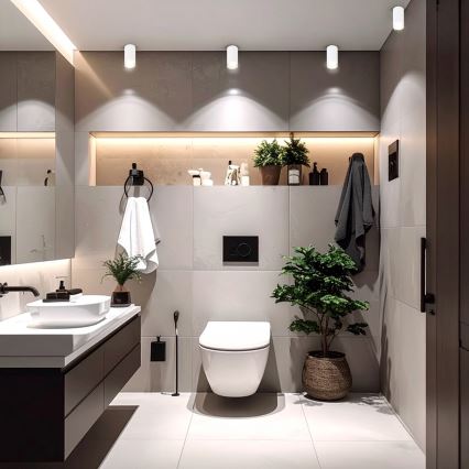 Brilagi - Badezimmerstrahler SELE 1xGU10/30W/230V IP44 weiß