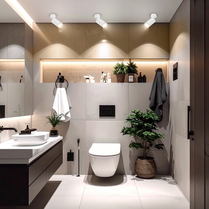 Brilagi - Badezimmerstrahler SELE 1xGU10/30W/230V IP44 weiß