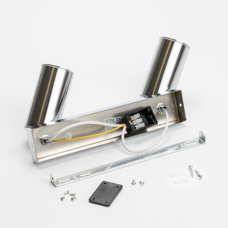 Brilagi - Badezimmerstrahler SELE 2xGU10/30W/230V IP44 glänzendes Chrom