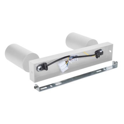 Brilagi - Badezimmerstrahler SELE 2xGU10/30W/230V IP44 silbern