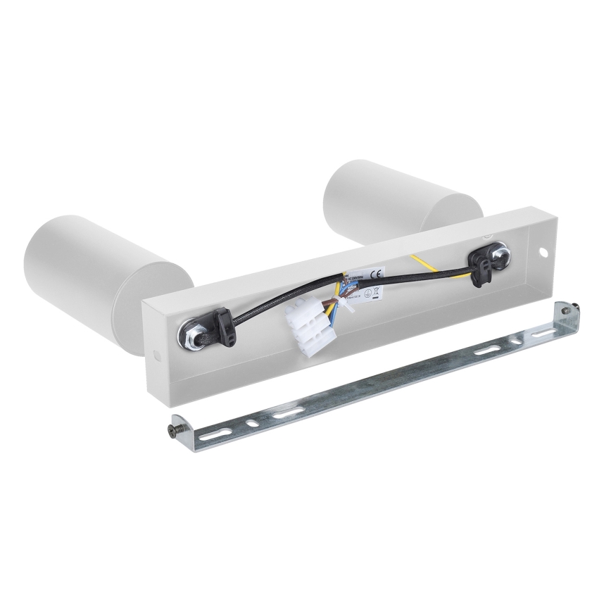 Brilagi - Badezimmerstrahler SELE 2xGU10/30W/230V IP44 silbern