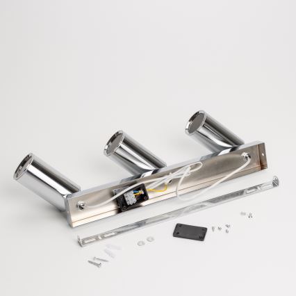 Brilagi - Badezimmerstrahler SELE 3xGU10/30W/230V IP44 glänzendes Chrom