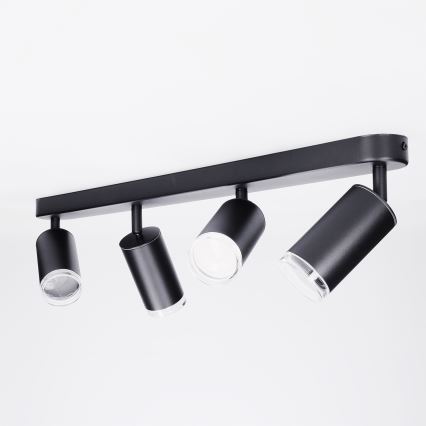Brilagi - Badezimmerstrahler SELE 4xGU10/30W/230V IP44 schwarz