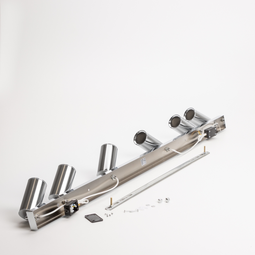 Brilagi - Badezimmerstrahler SELE 6xGU10/30W/230V IP44 glänzendes Chrom
